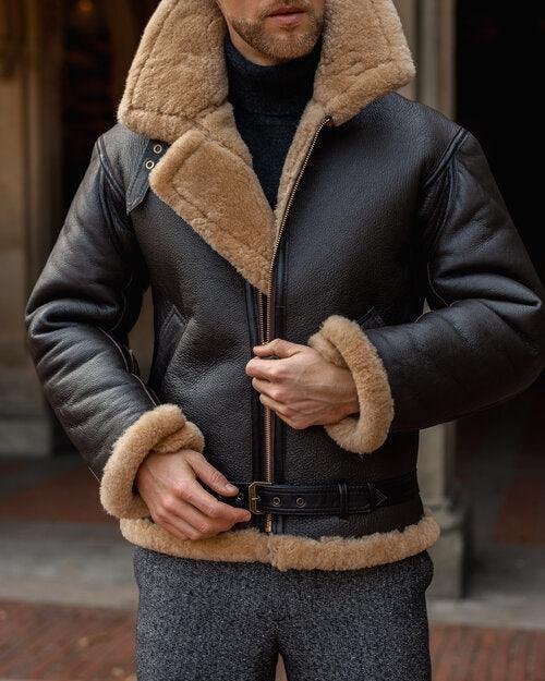 shearling jacket fashionable