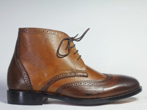 Brown Ankle High Leather