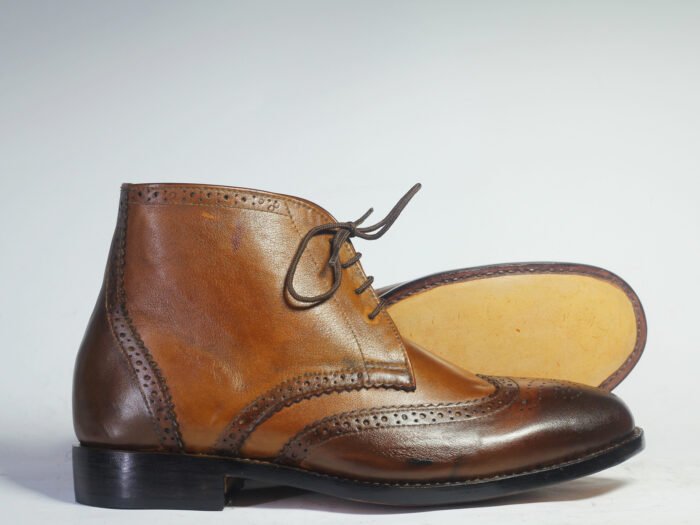 Brown Ankle High Leather