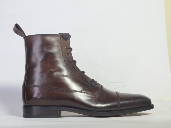 Leather Lace Up Boot