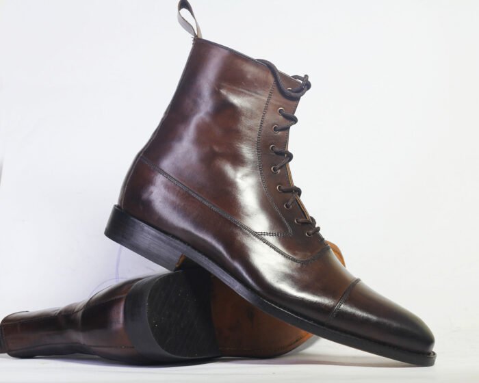 Leather Lace Up Boot