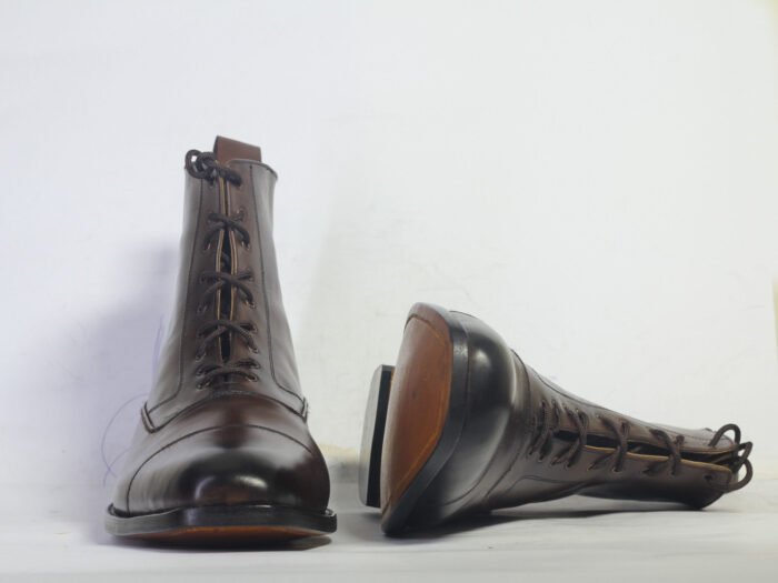 Leather Lace Up Boot