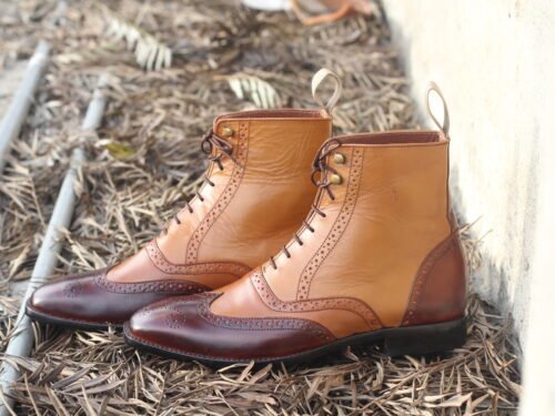 Brogue Leather Boots