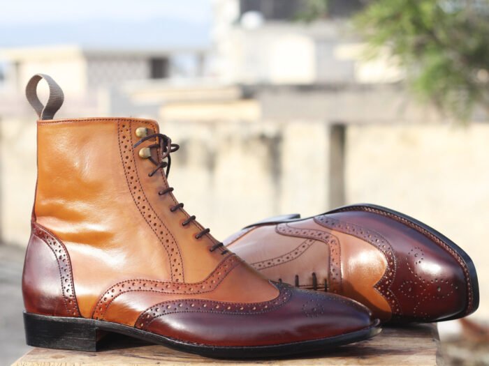 Brogue Leather Boots