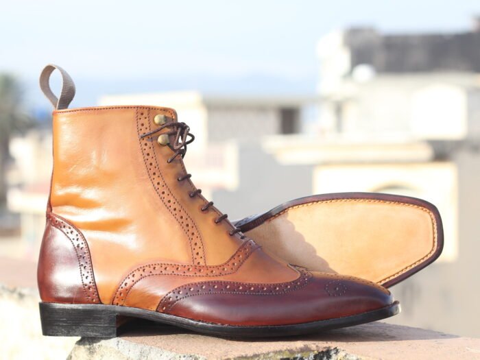 Brogue Leather Boots