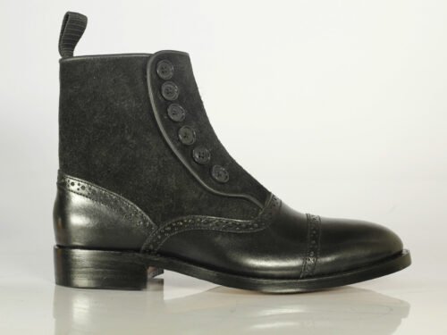 Designer Handmade Black Boots