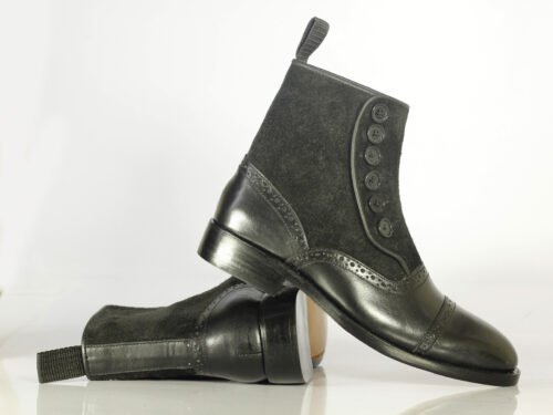 Designer Handmade Black Boots