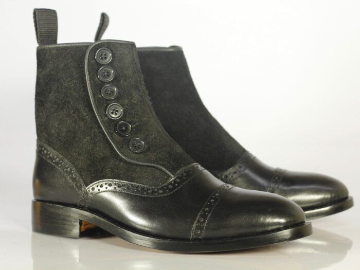 Designer Handmade Black Boots