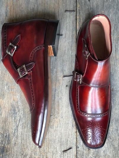 Brogue Toe Leather Boots