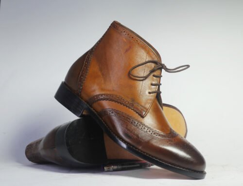 Brown Ankle High Leather