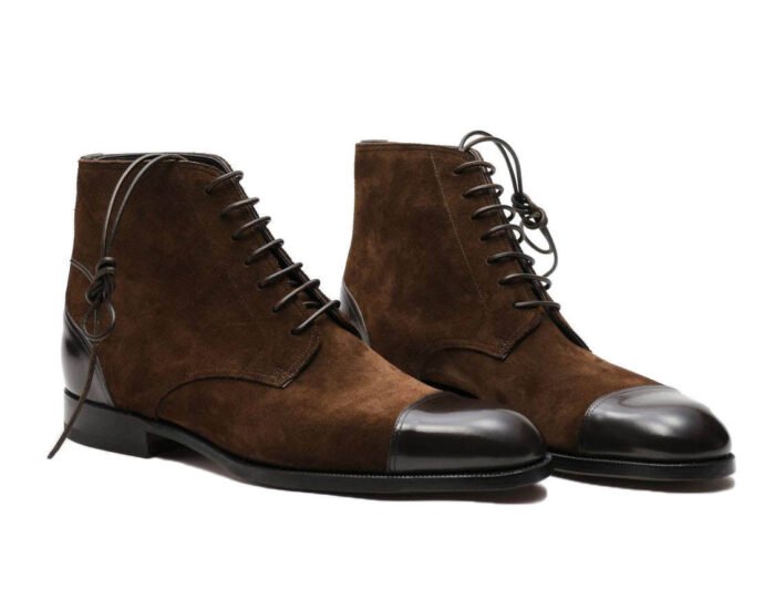 Dark Brown Cap Toe