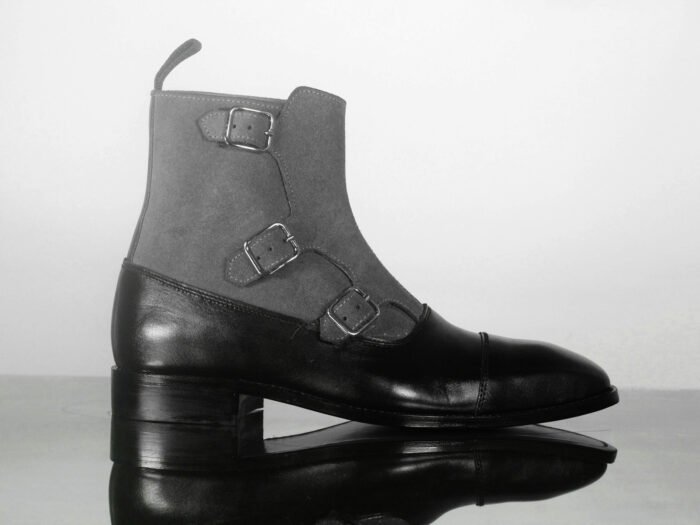 Black Gray Cap Toe
