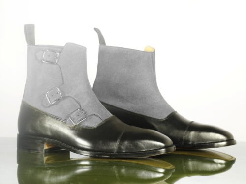 Black Gray Cap Toe