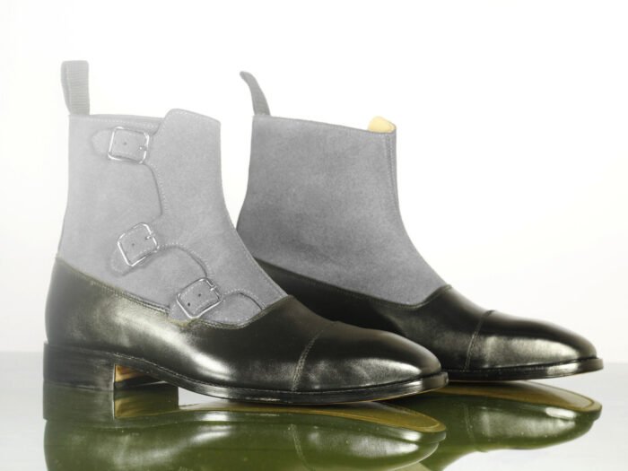 Black Gray Cap Toe