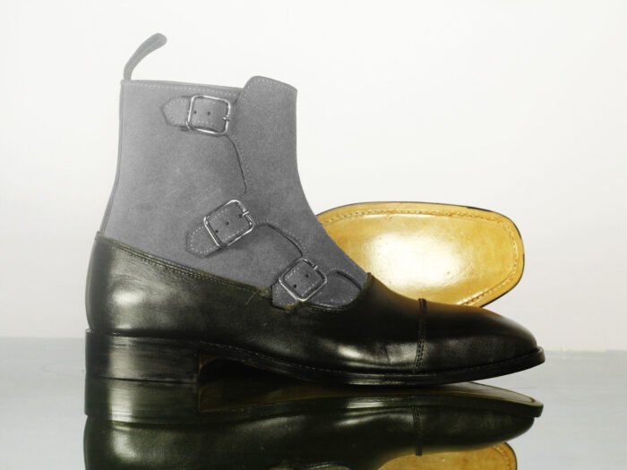 Black Gray Cap Toe