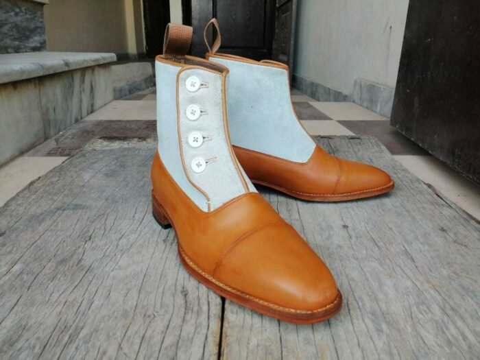 Leather & Suede Button