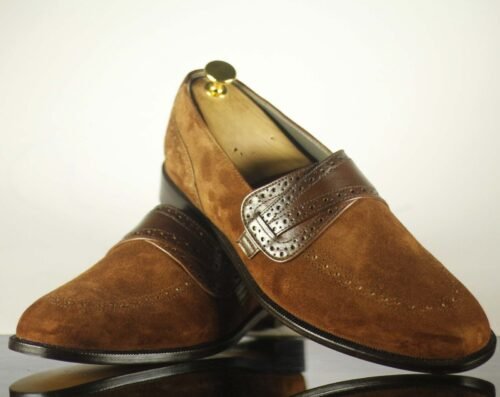 Leather Suede Butterfly Loafer