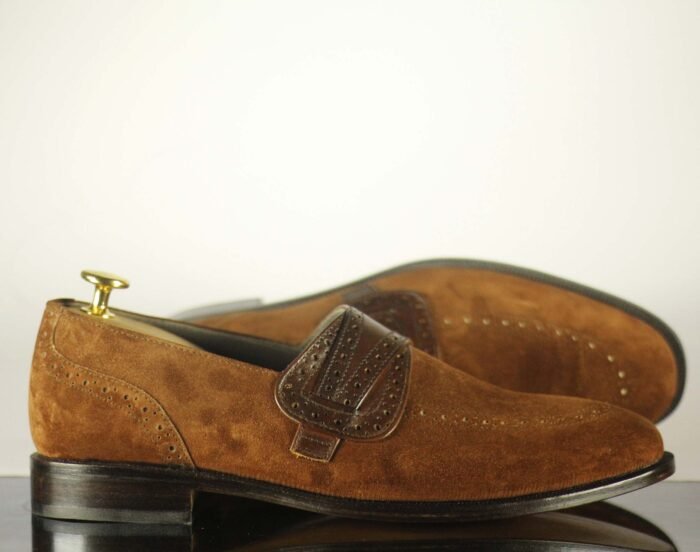 Leather Suede Butterfly Loafer