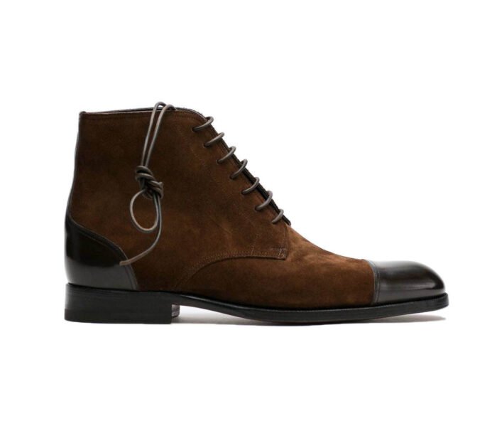 Dark Brown Cap Toe