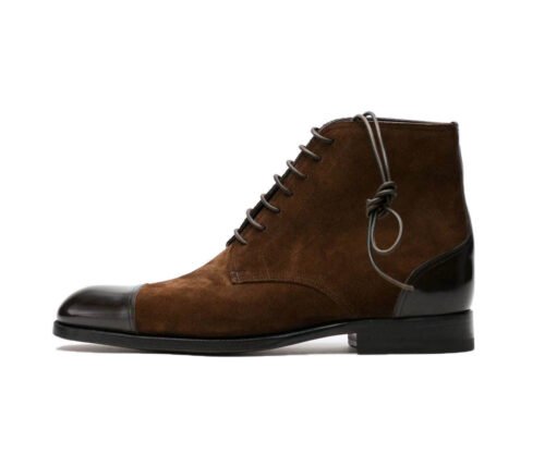 Dark Brown Cap Toe