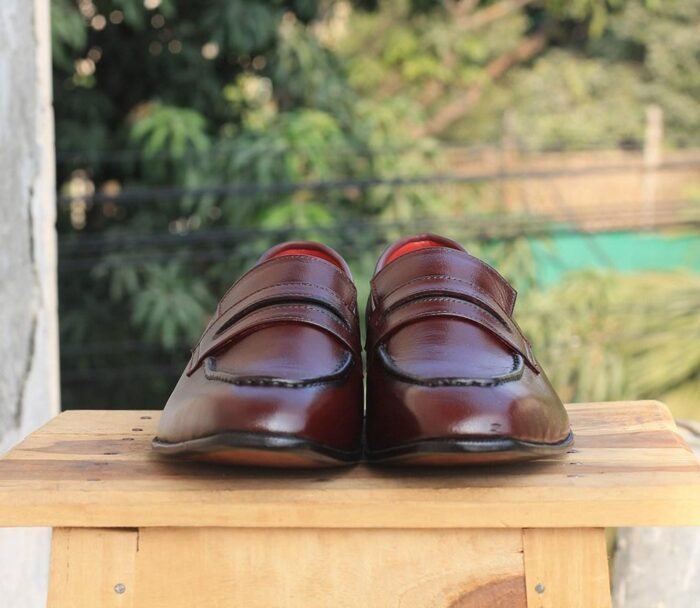 Leather Penny Loafer Shoes