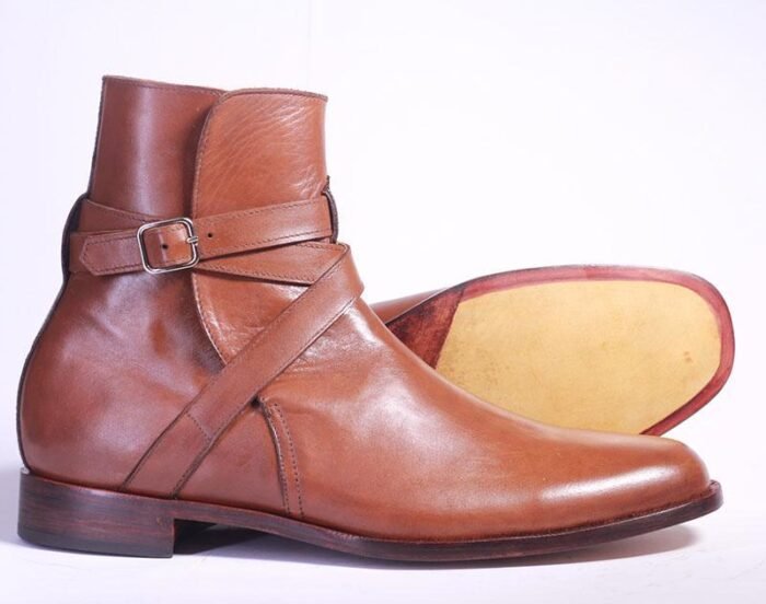 Brown Leather Jodhpur Boots