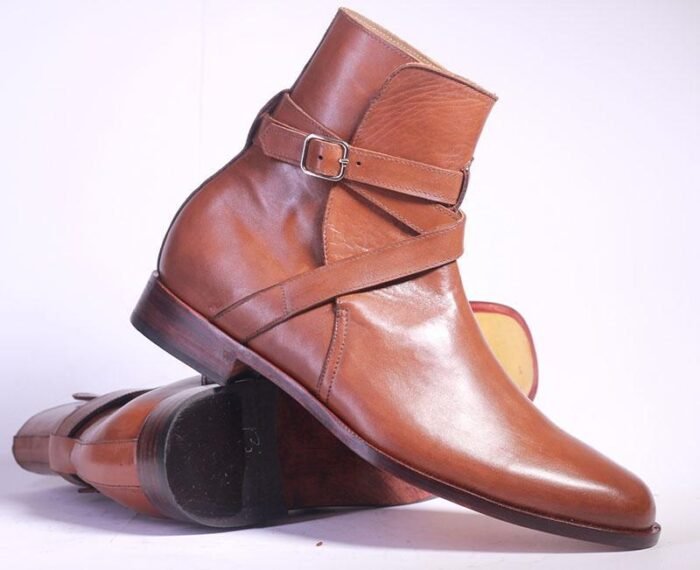 Brown Leather Jodhpur Boots