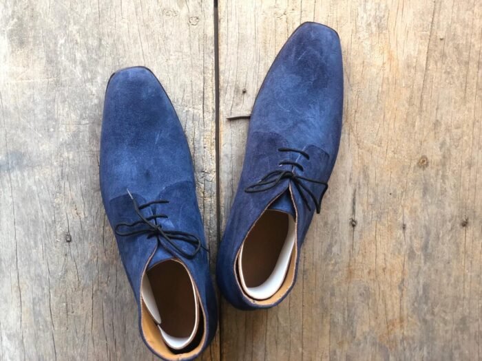 Blue Chukka Casual Boots