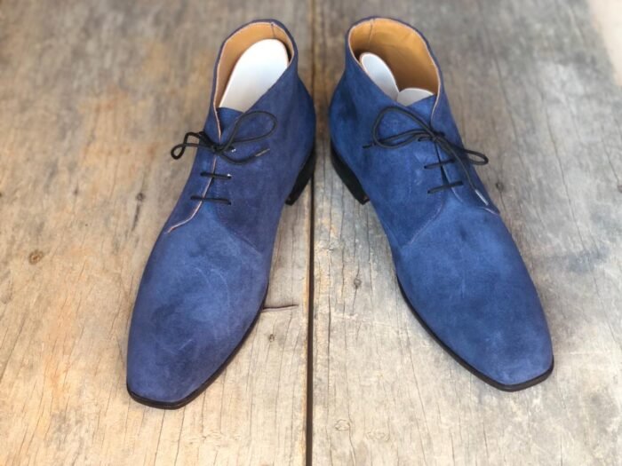 Blue Chukka Casual Boots
