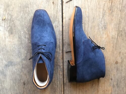 Blue Chukka Casual Boots