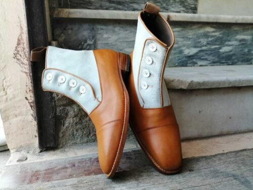 Leather & Suede Button