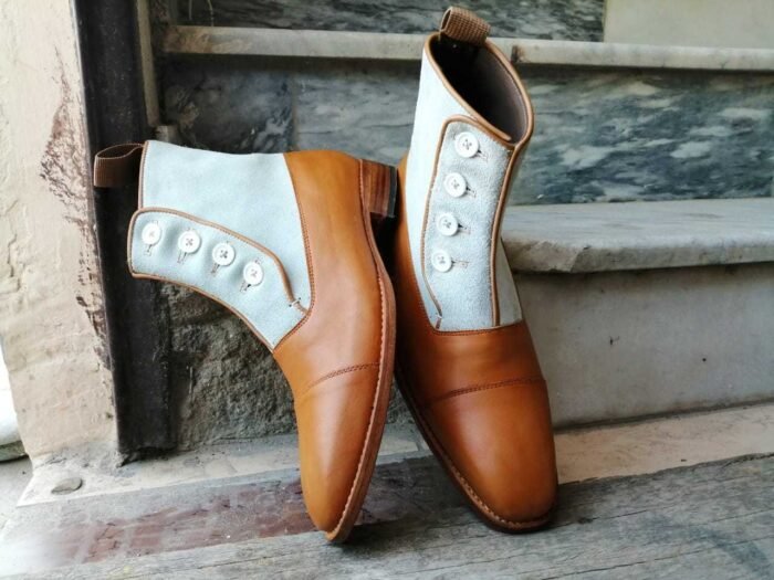 Leather & Suede Button