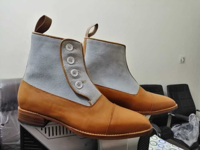 Leather & Suede Button