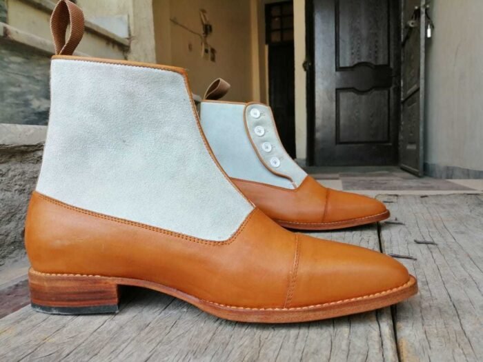 Leather & Suede Button