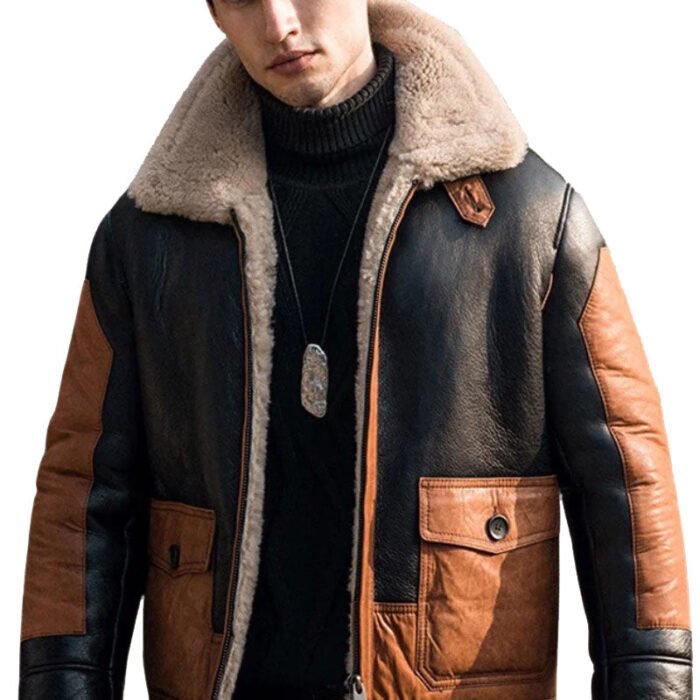Men's Sheepskin Leather Jacket