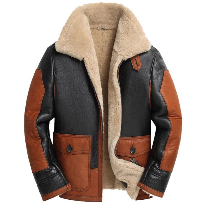 Men's Sheepskin Leather Jacket