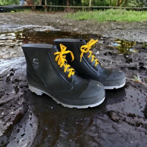 Men Rubber Ankle Boot