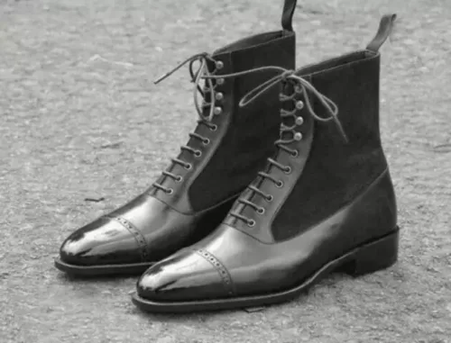 Men Handmade Ankle Boot