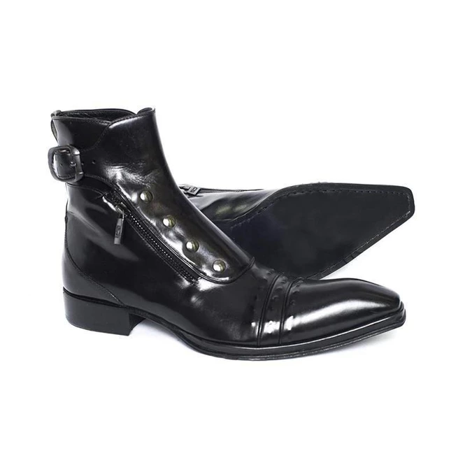 Men Handmade Ankle Boots