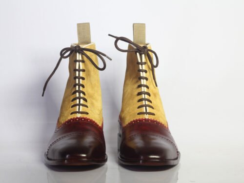 Men Handmade Ankle Boot