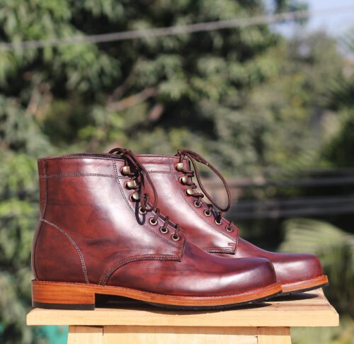 Men Handmade Ankle Boots