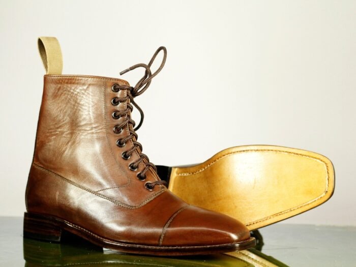 Men Handmade Ankle Boots
