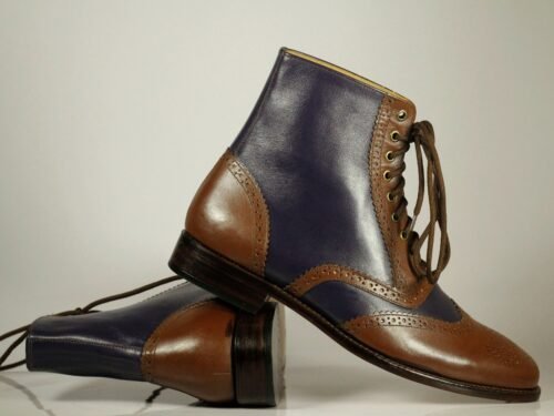 Men Handmade Ankle Boots