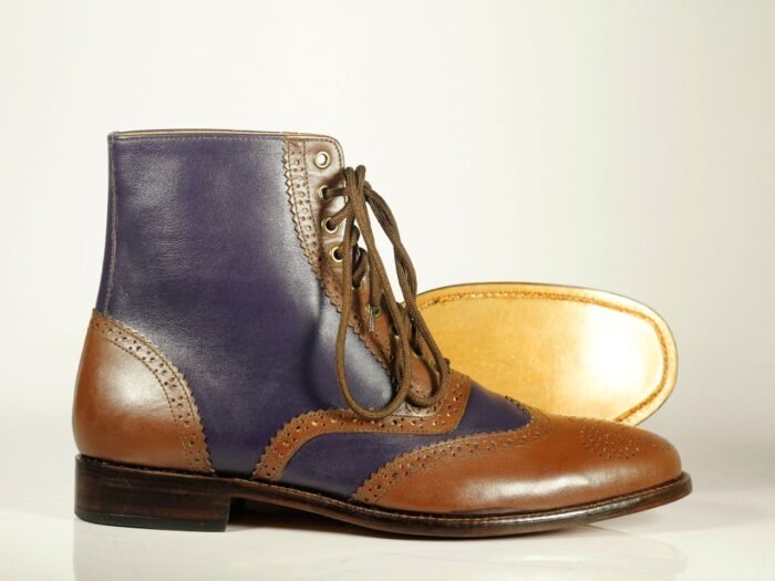 Men Handmade Ankle Boots