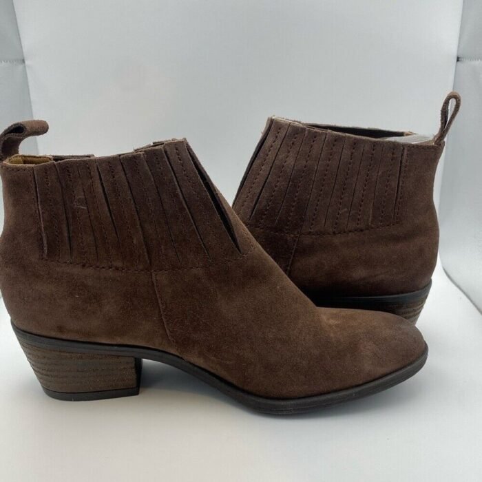 Women Leather ankle boot Joseph Seibel Daphne brown western style boot - Image 5