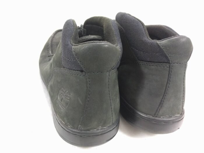 Men Leather Ankle Boot Timberland Cupsole Chukka Green Black Boot - Image 3