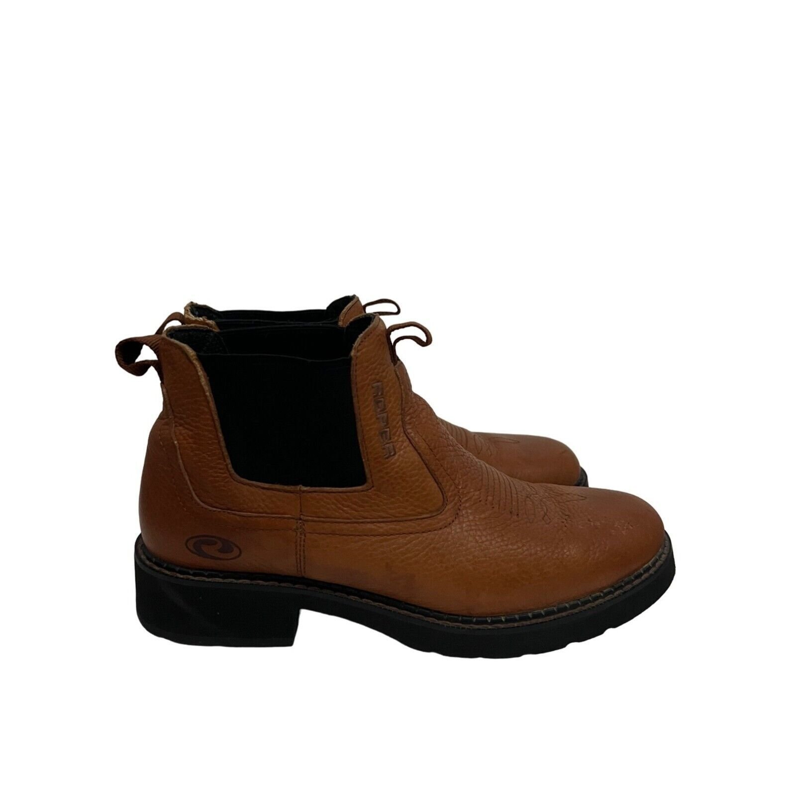 Men Leather Ankle Boot Roper Lucas Pull Non Slip Comfort New - Image 5