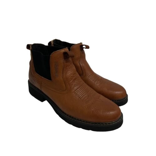 Mens Leather Ankle Boots