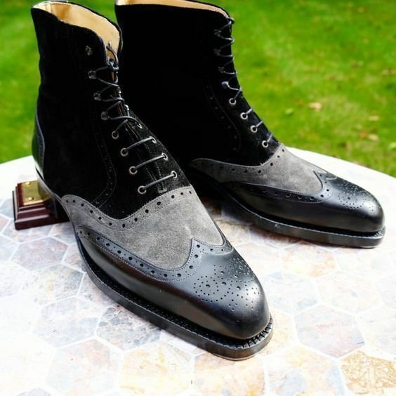 Men Leather Ankle Boot
