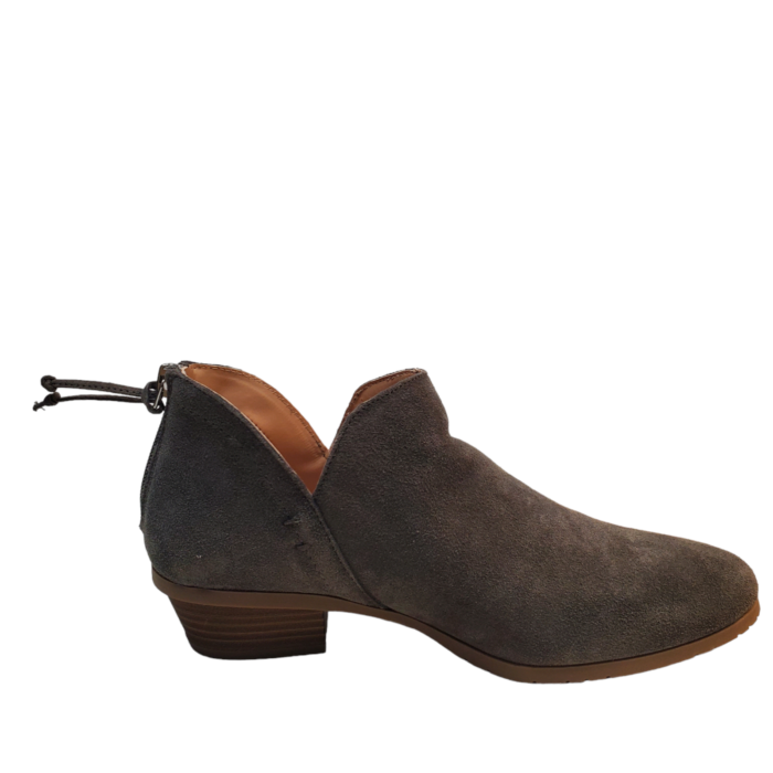 Womens Leather Ankle Boots Kennth Cole Concrete Grey Boot - Image 3